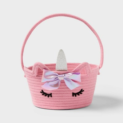 Easter Unicorn Rope Basket Pink - Spritz™ | Target