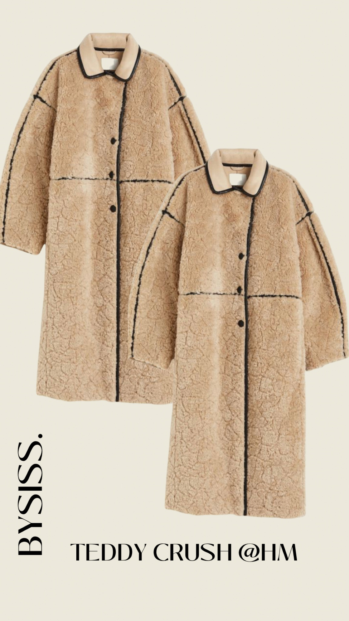 The long teddy and viral coat we wear both in our newest reels.. we went for a size bigger but it’s already oversized girls.. check the size chart to check your size but don’t wait too long with ordering it’s flying out of the shop 💕   
And added some cool options how we wear this coat. Xx M&E
.
H&M, coats, teddy crush, H&M autumn outfits, winter coat, Siss, faves, fall coat, oversized style, Christmas season. 

#LTKeurope #LTKU #LTKstyletip