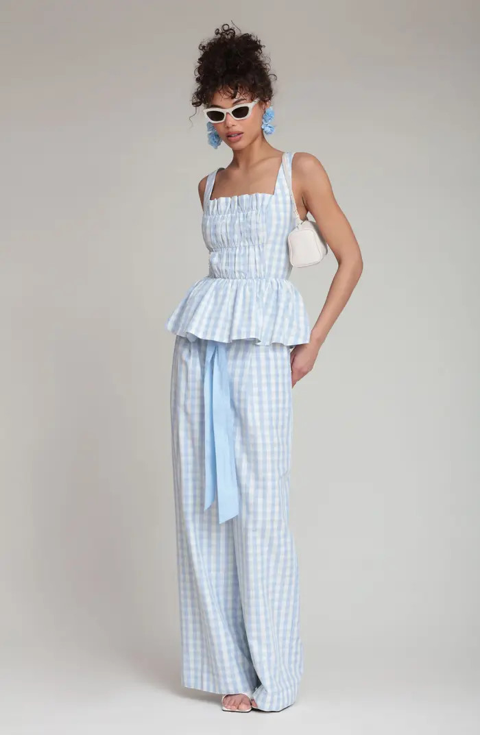 Tie Waist Wide Leg Pants | Nordstrom