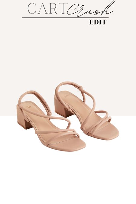 H&M nude heeled sandals, summer shoes, summer sandals, cart crush edit

#LTKunder50 #LTKshoecrush #LTKU