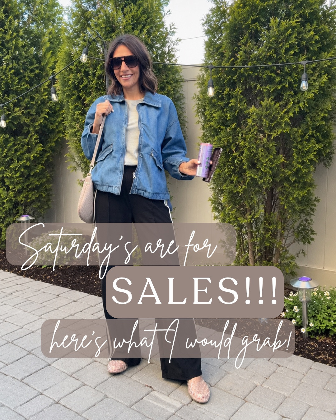 Saturday sales
BaubleBar bracelets 
Loft pants 
Old navy denim jacket 
Loft black summer dress
Target dresses and shoes on sale 

#LTKootd #LTKSaleAlert #LTKOver40