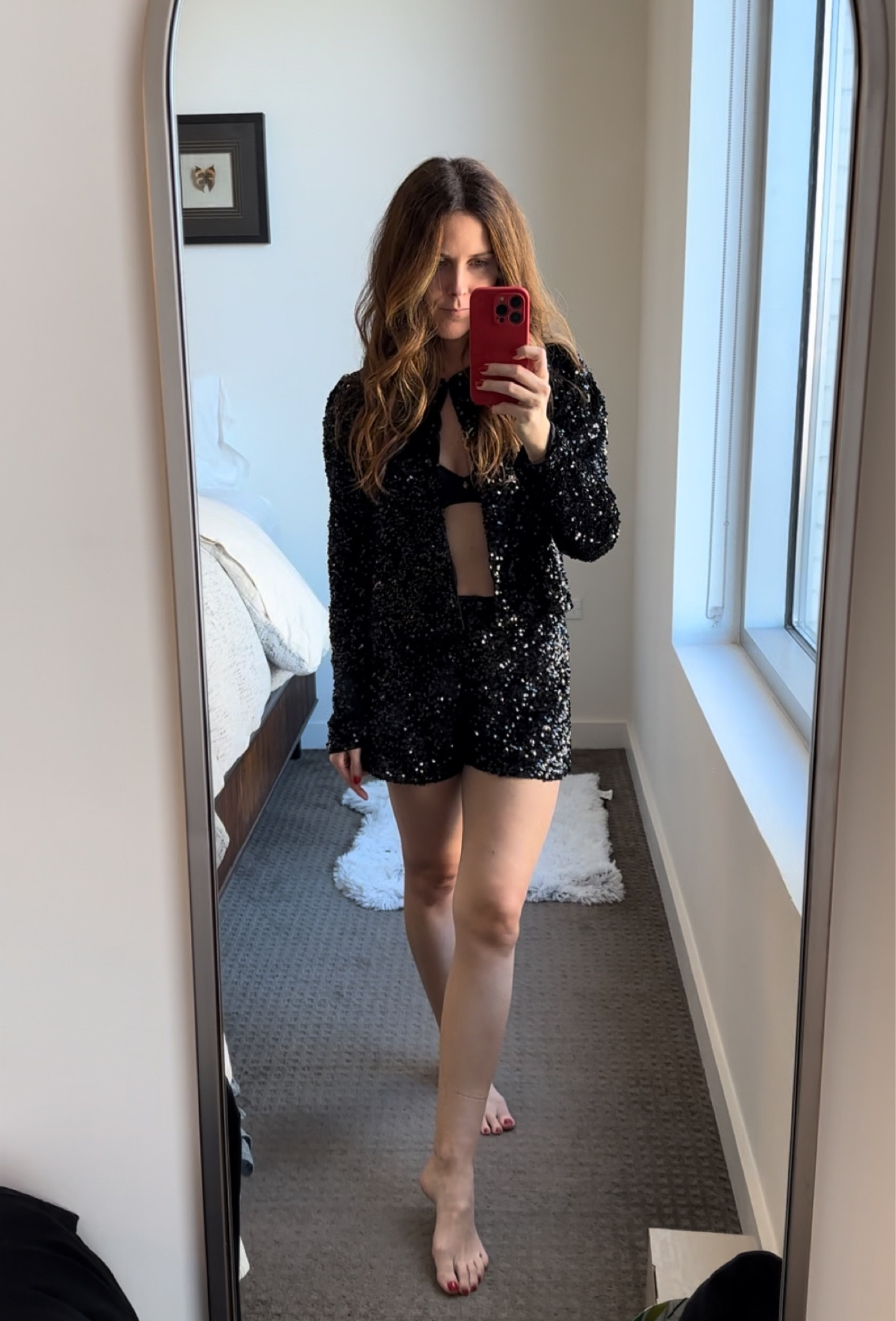 New Year’s Eve outfit inspo. Sequin shorts & sequin jacket from Mango. I’m going to pair with black tights and platforms! Both pieces on sale for under $50!

#mango #sequins #nye #LTKfindsunder100 #LTKfindsunder50

#LTKsalealert #LTKparties #LTKHoliday