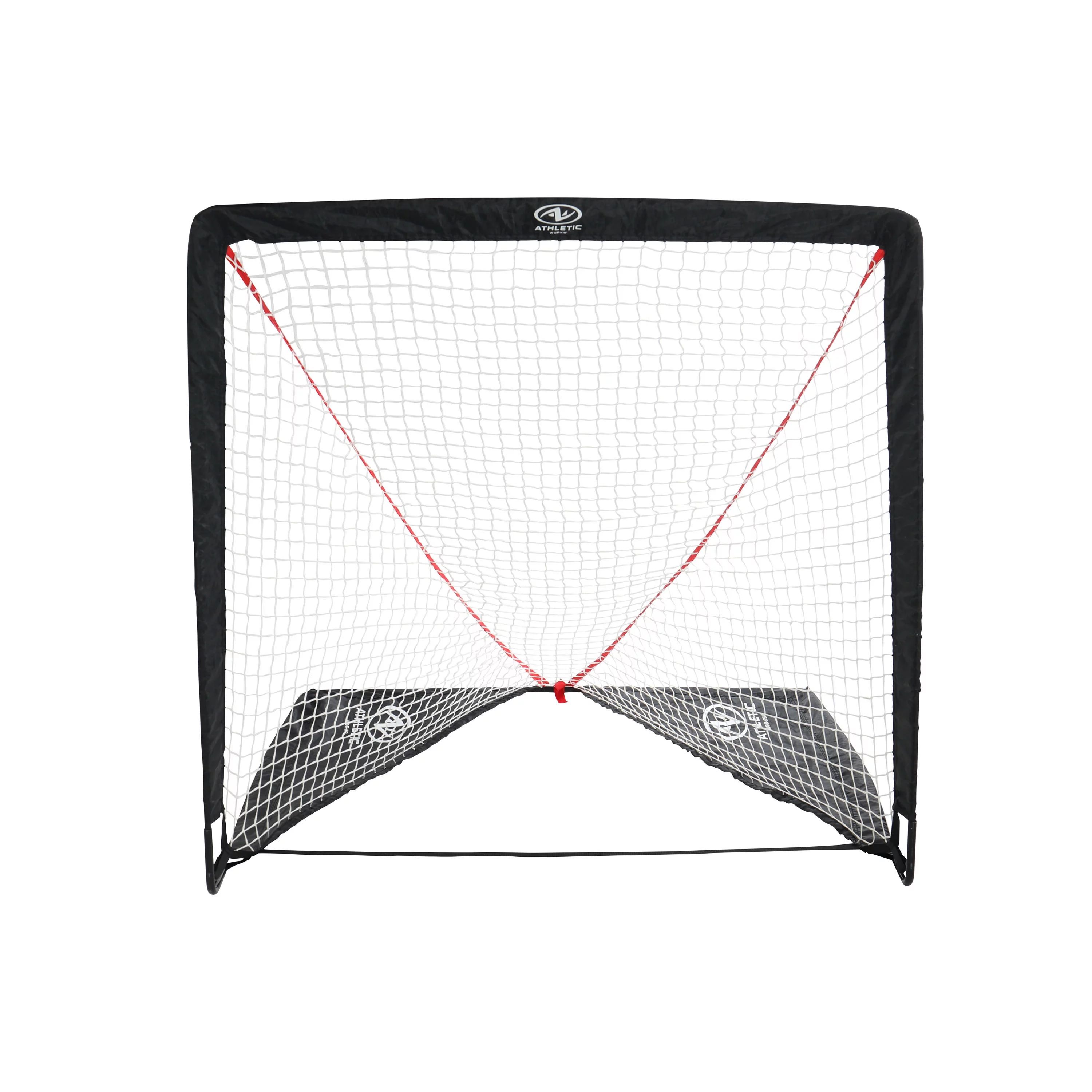 Athletic Works 4" x 4" Portable Lacrosse Goal Net, Black | Walmart (US)