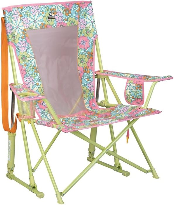 GCI Outdoor Comfort Pro Rocker Camping Chair | Portable Folding Rocking Chair with Durable Armres... | Amazon (US)