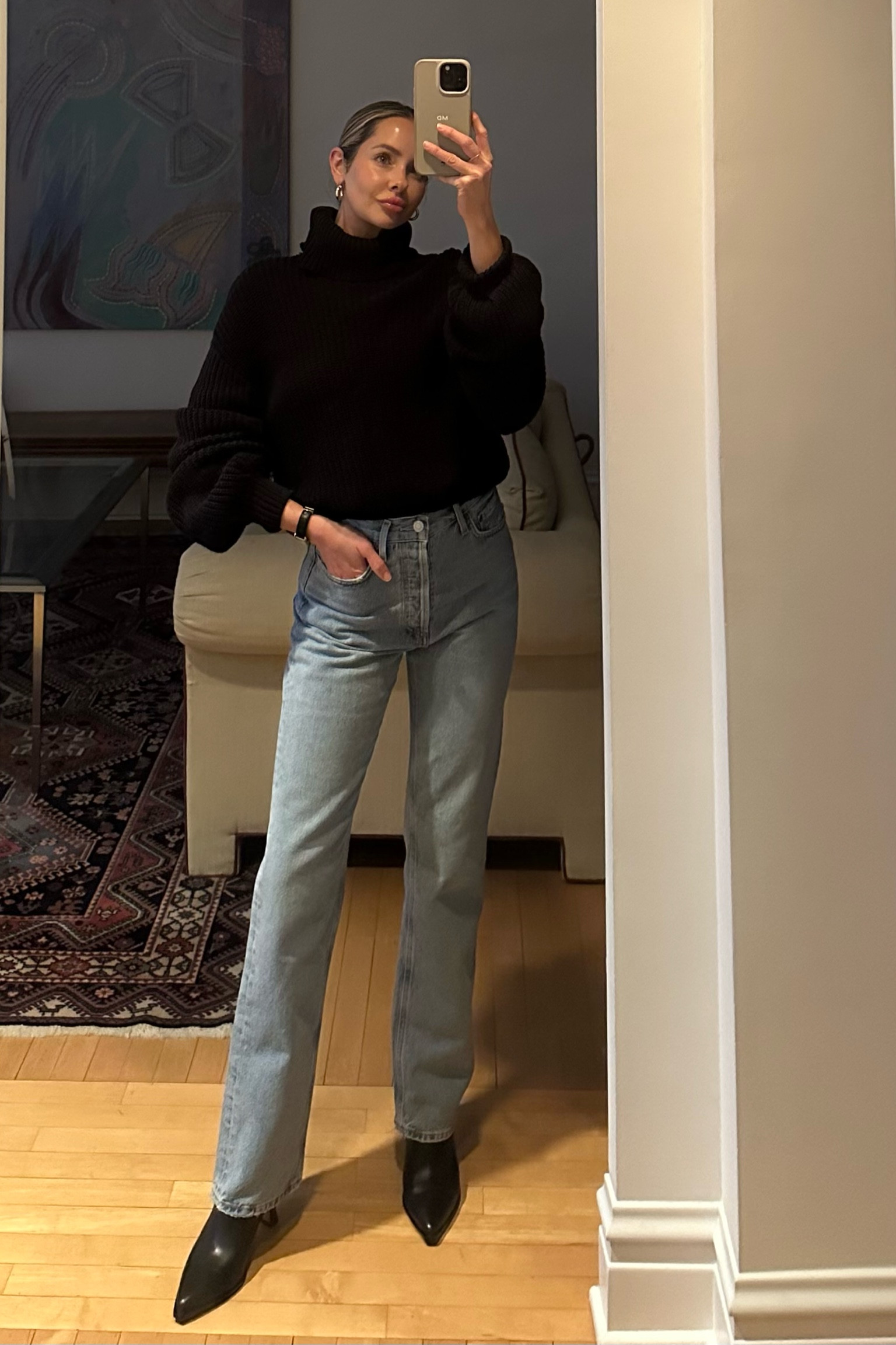 Cozy winter uniform 
Jeans run true to size, I wear my usual size 24 

#LTKMostLoved #LTKU #LTKStyleTip