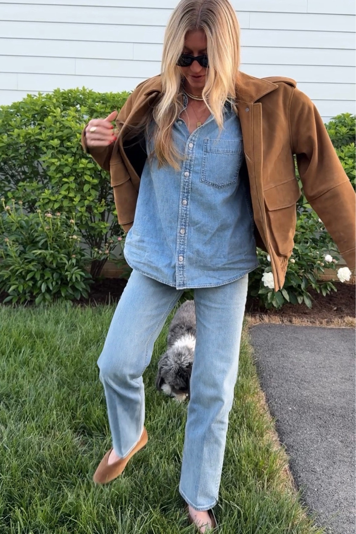 Denim on denim OOTD! 

#LTKootd #LTKSeasonal #LTKdayinmylife