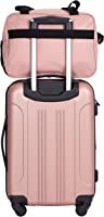 Travelers Club Midtown Hardside 4-Piece Luggage Travel Set, Rose Gold | Amazon (US)
