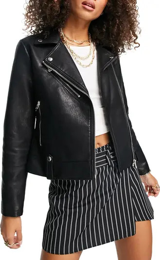Faux Leather Biker Jacket | Nordstrom