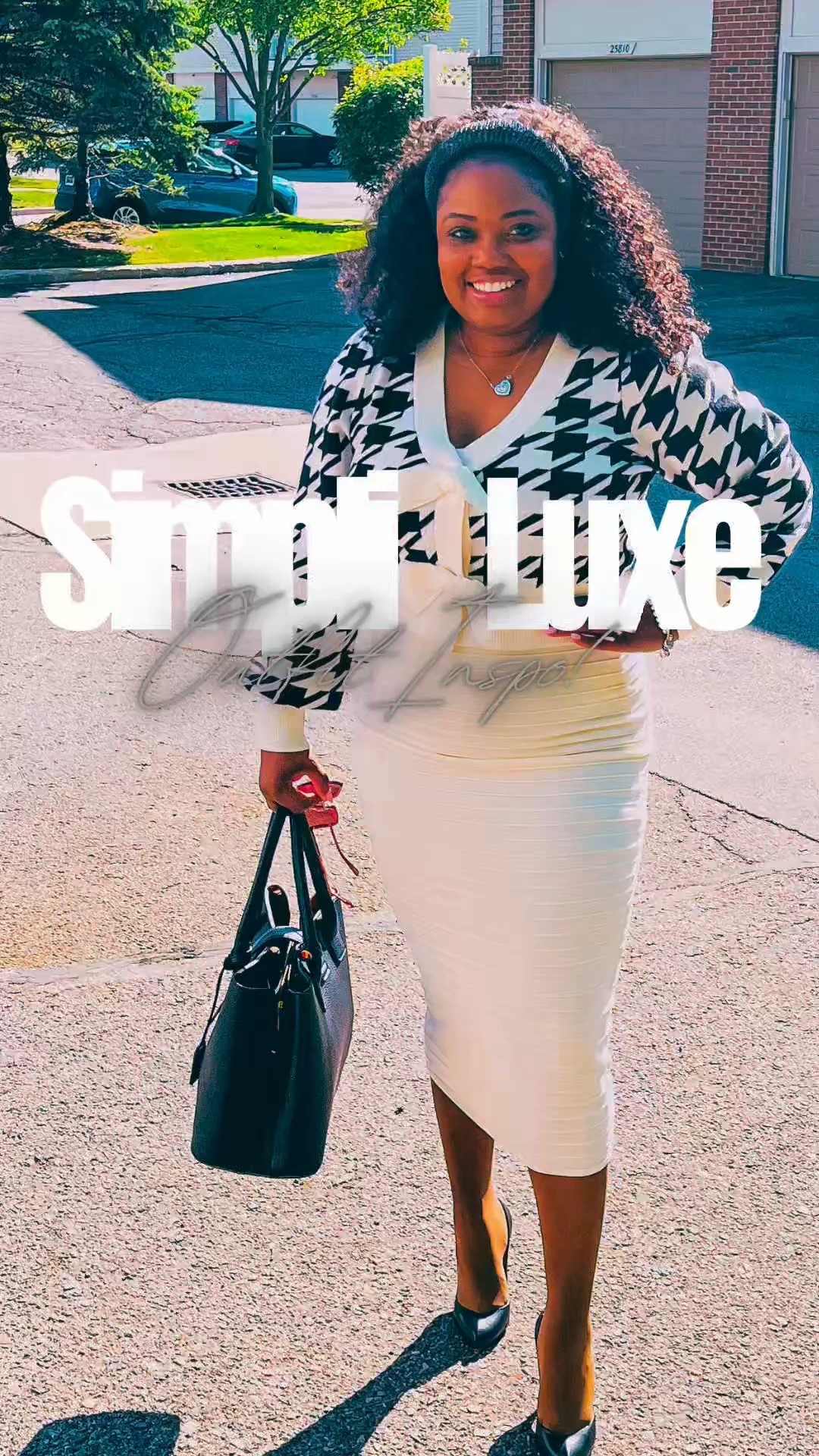 Sunday style but make it Simpli Luxe. ✨

This fitted cream midi dress layered with a bold houndstooth cardigan gives “put together” without doing too much.

Perfect for church, brunch, or just stepping into spring with style and intention.

Little touches of luxe—like the bows, the headband, and the bag? Always.

👑 Affordable. Elegant. Elevated.
Tap the link in bio to recreate the look!

⸻

#SpringStyle #ChurchOutfitInspo #LuxeForLess #SimpliLuxeStyle #AffordableLuxury #SundayOOTD #ChicOnABudget #QuietLuxuryStyle #BrunchOutfitIdeas

#LTKFindsUnder100 #LTKOver40 #LTKSummerEdit