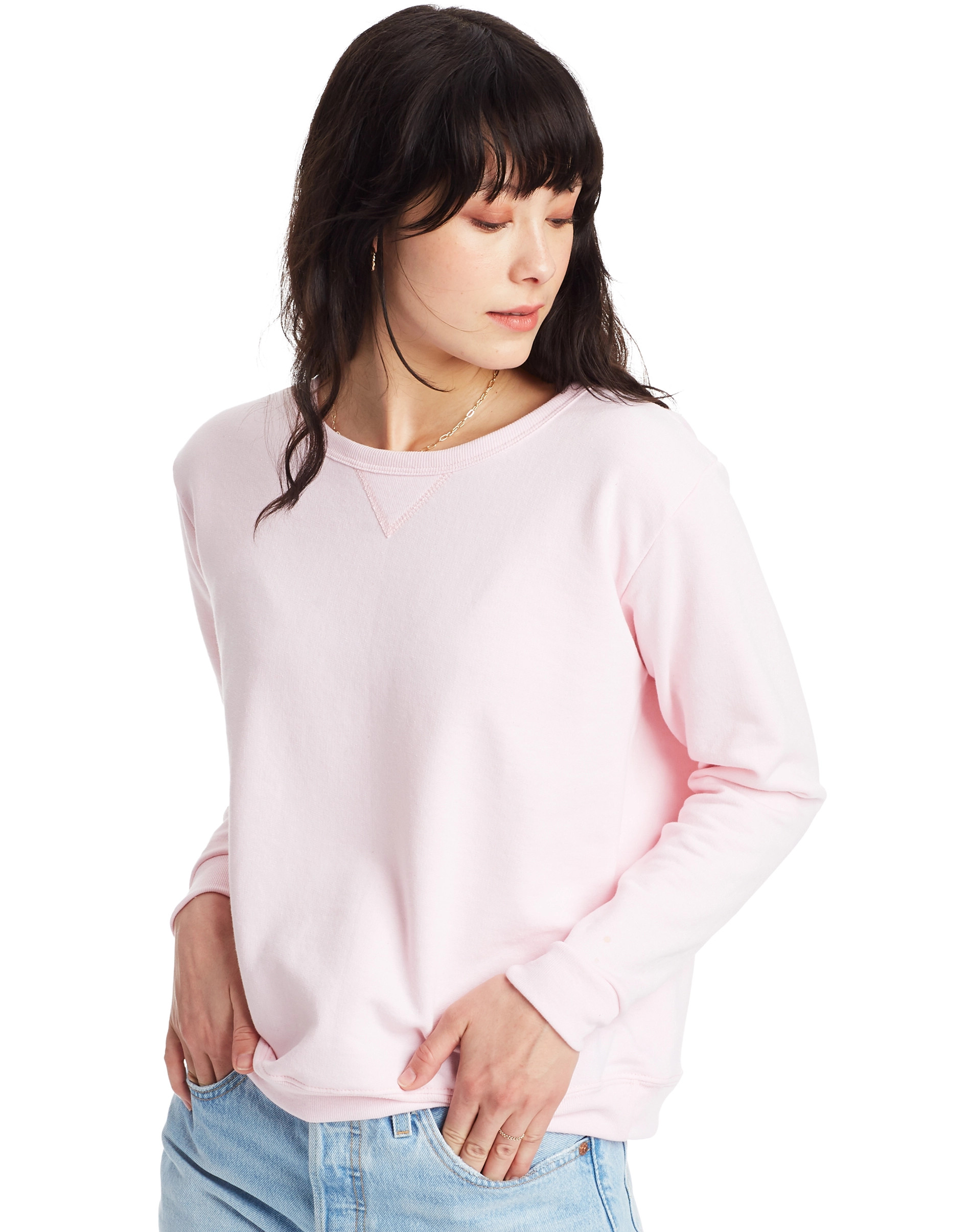 Hanes ComfortSoft™ EcoSmart® Women's Crewneck Sweatshirt | Hanes.com
