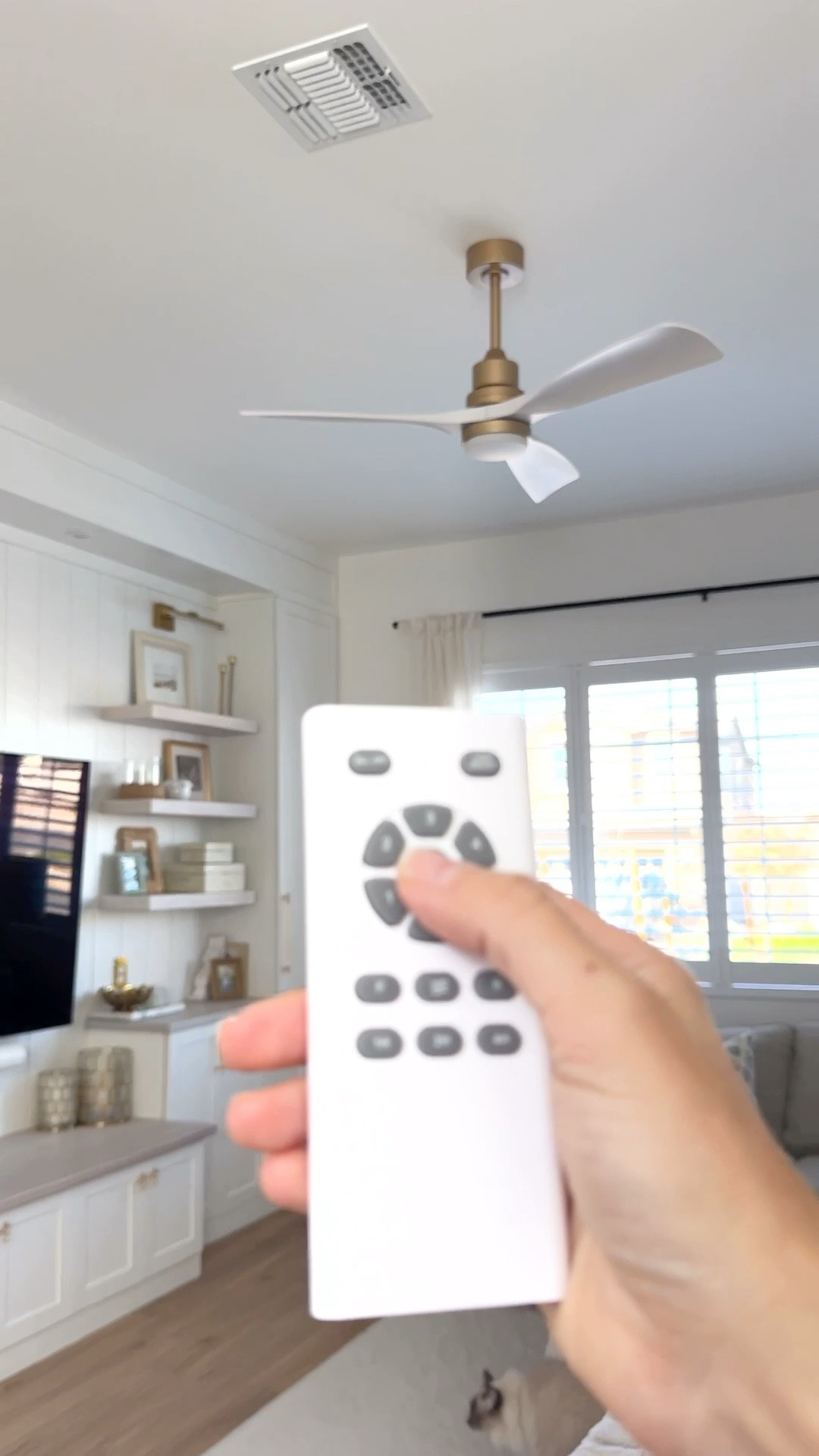 Our favorite Amazon ceiling fan is back in stock! 

#LTKHome