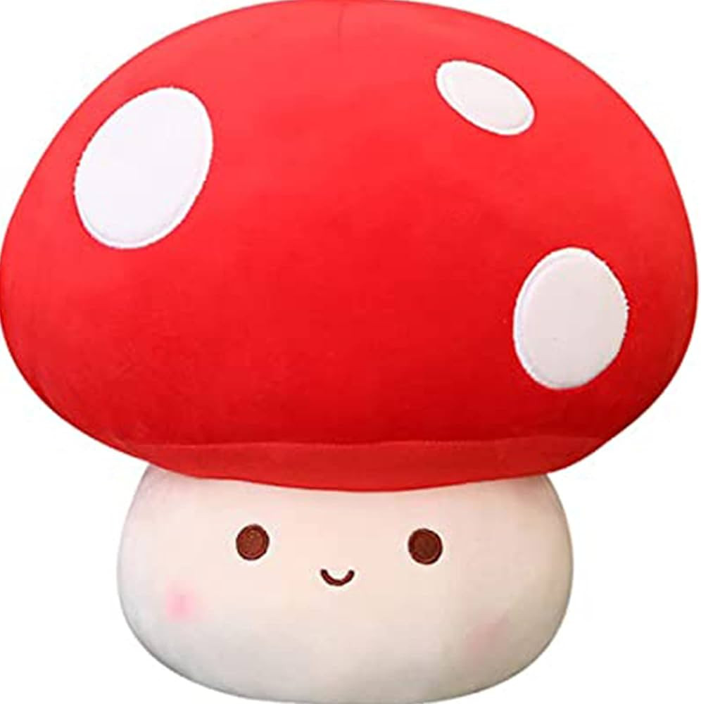 Plush Mushroom Pillow, 12 Inch Cute Stuffed Mushroom, Plush Toy Room Decor Gift for Kids and Adul... | Amazon (US)