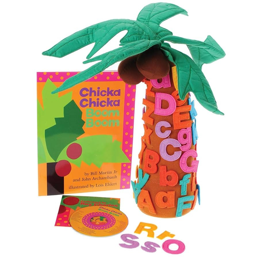 Constructive Playthings Chicka Chicka Boom Boom Childrens Book & Audiobook CD, Includes Alphabet ... | Amazon (US)