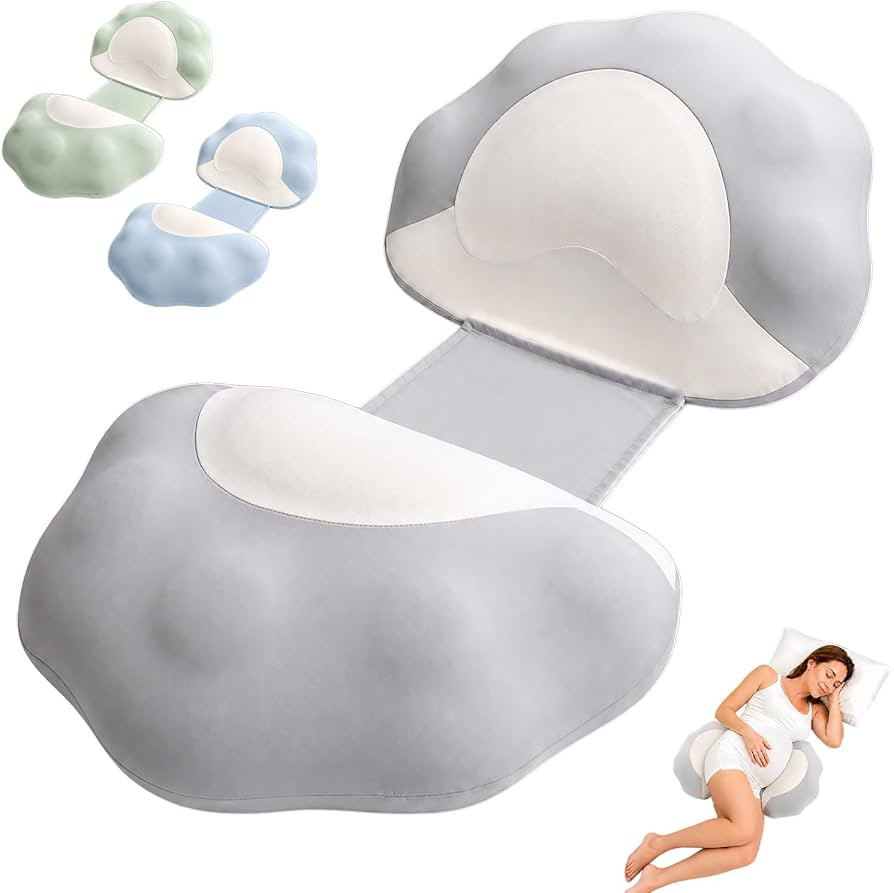 Pregnancy Pillow for Sleeping Cooling Wedge Maternity Body Pillow | Amazon (US)