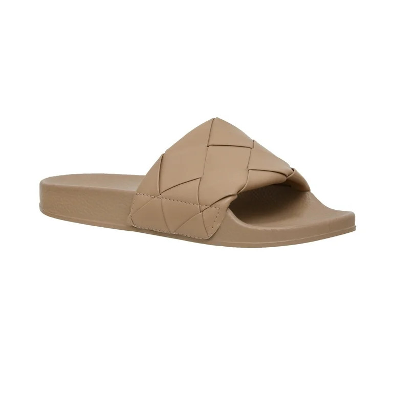 CUSHIONAIRE Women's Phoebe Woven Slide Sandal with +Comfort | Walmart (US)