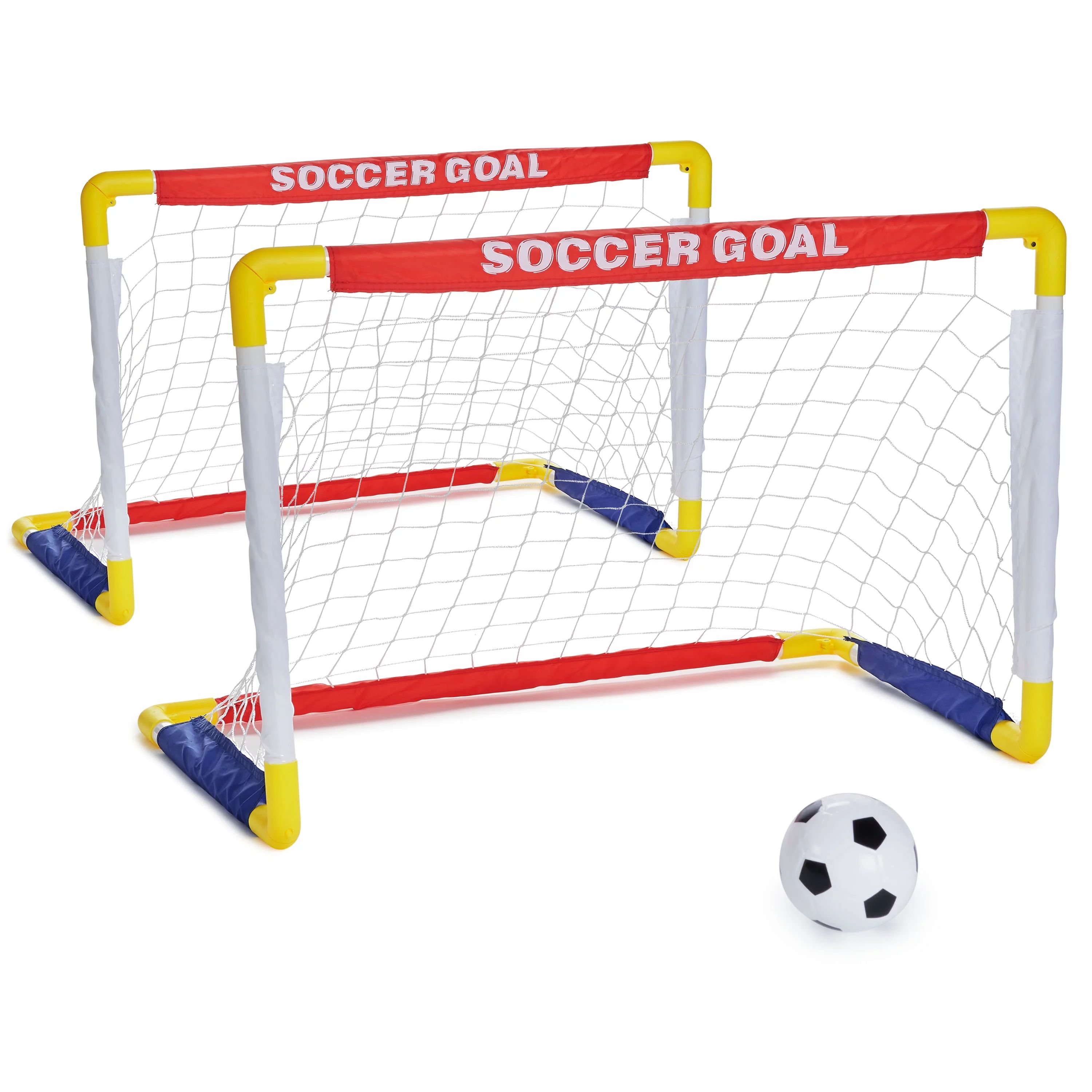 Play Day Foldable Soccer Set, Beginner Sports Soccer Game, Children Ages 3+ - Walmart.com | Walmart (US)
