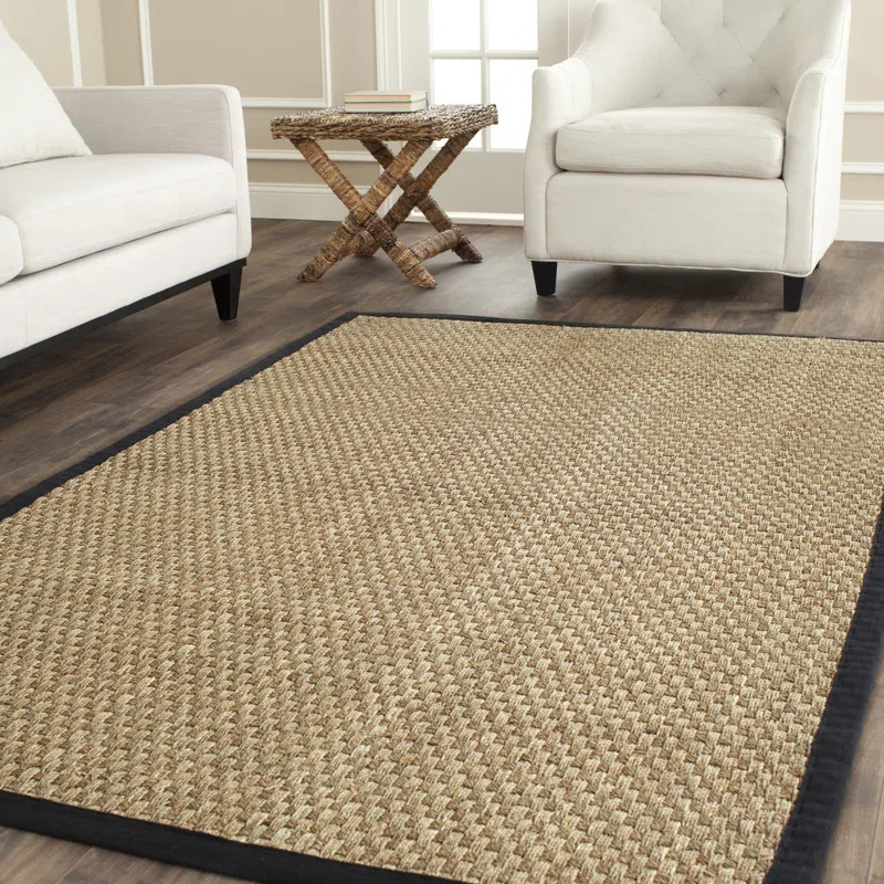 Richmond Natural/Black Area Rug | Wayfair North America