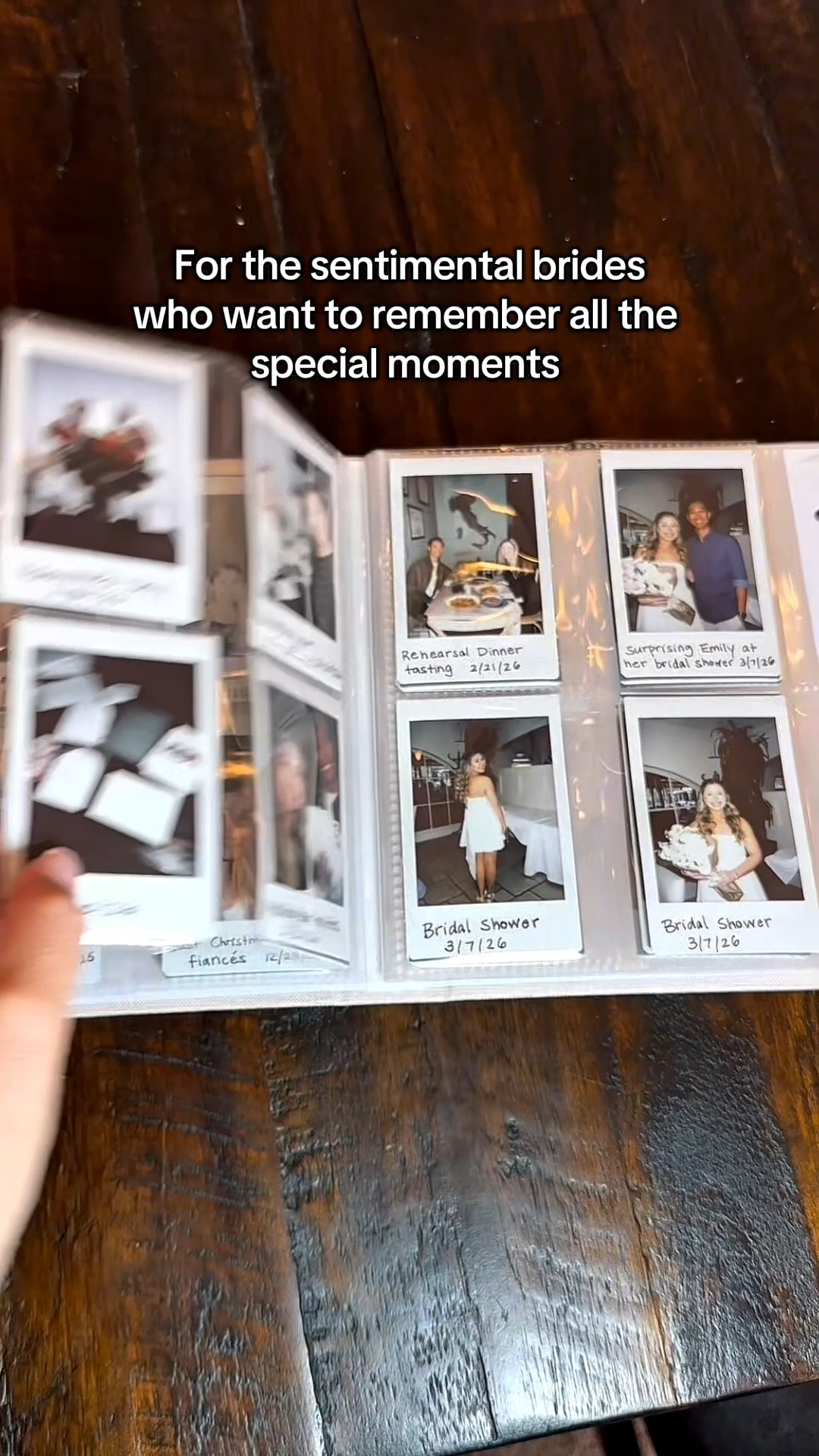 For the sentimental brides who want to remember all the special moments💍 this Polaroid photo book is a perfect memory keepsake for engaged couples. We also put this on our welcome table at our wedding 💒 ￼

#LTKdayinmylife #LTKWedding