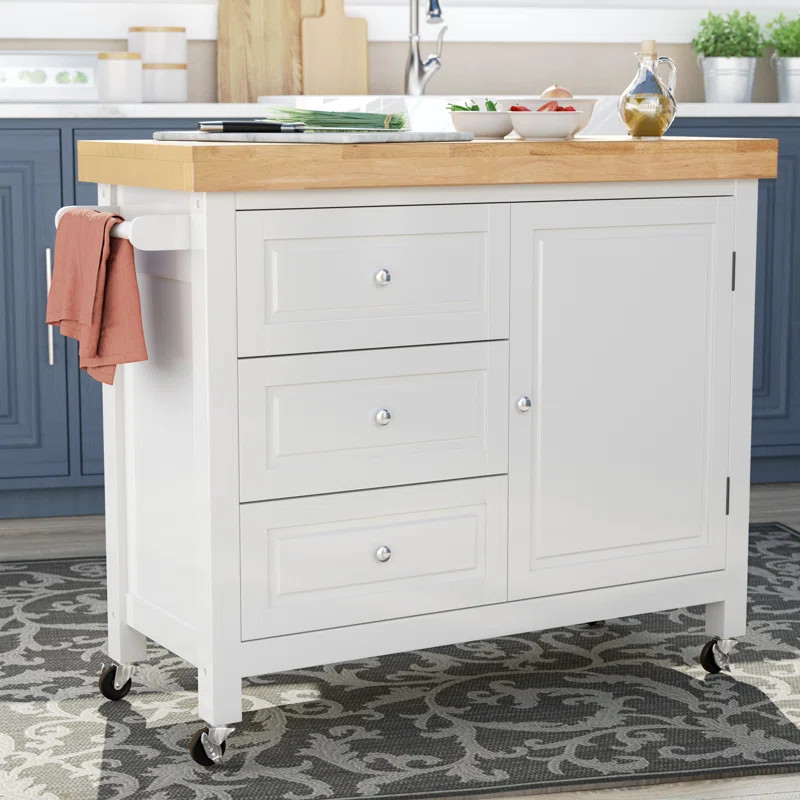 Callahan 44'' Wide Rolling Kitchen Cart | Wayfair North America