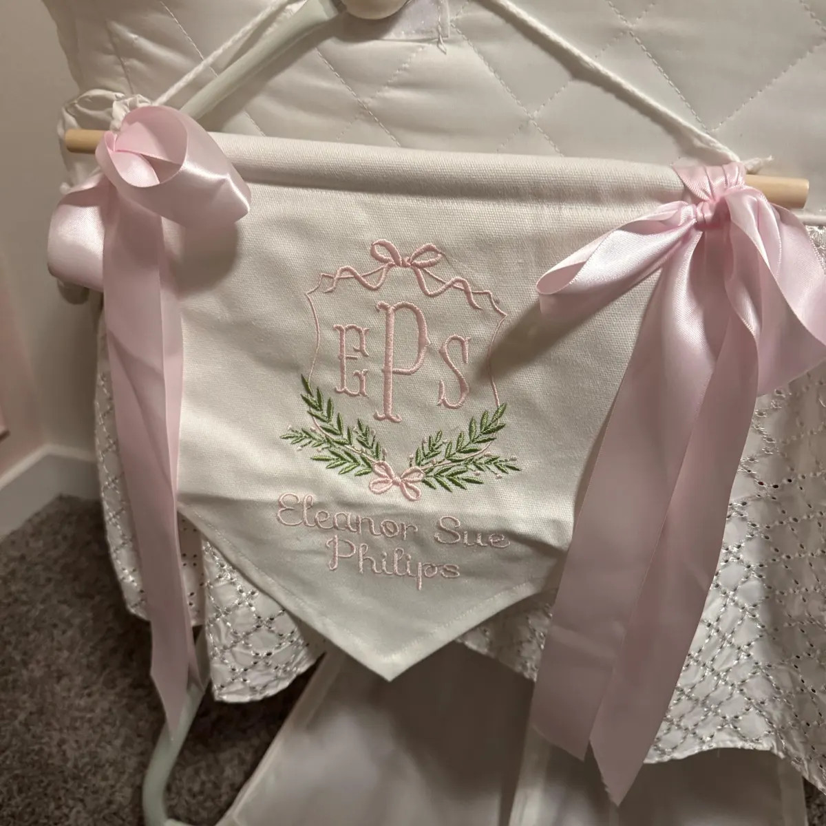 Custom Baby Banner, Welcome Banner, Hospital Door Sign, Baby Shower With BOWS - Etsy | Etsy (US)