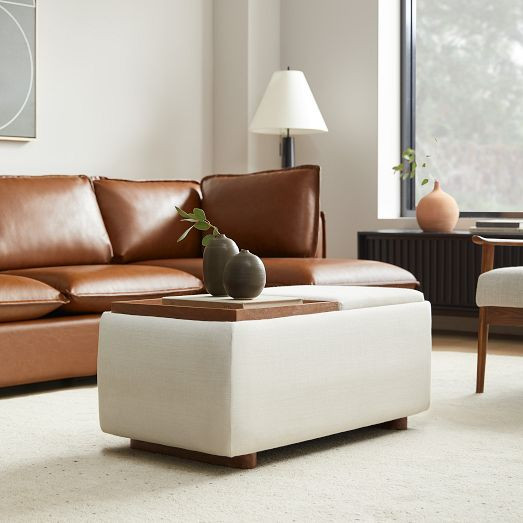 Bowman Storage Ottoman | West Elm (US)