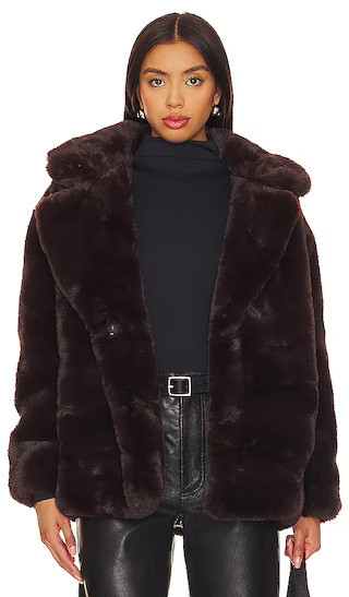 BLANKNYC Faux Fur Coat in Brown. | Revolve Clothing (Global)