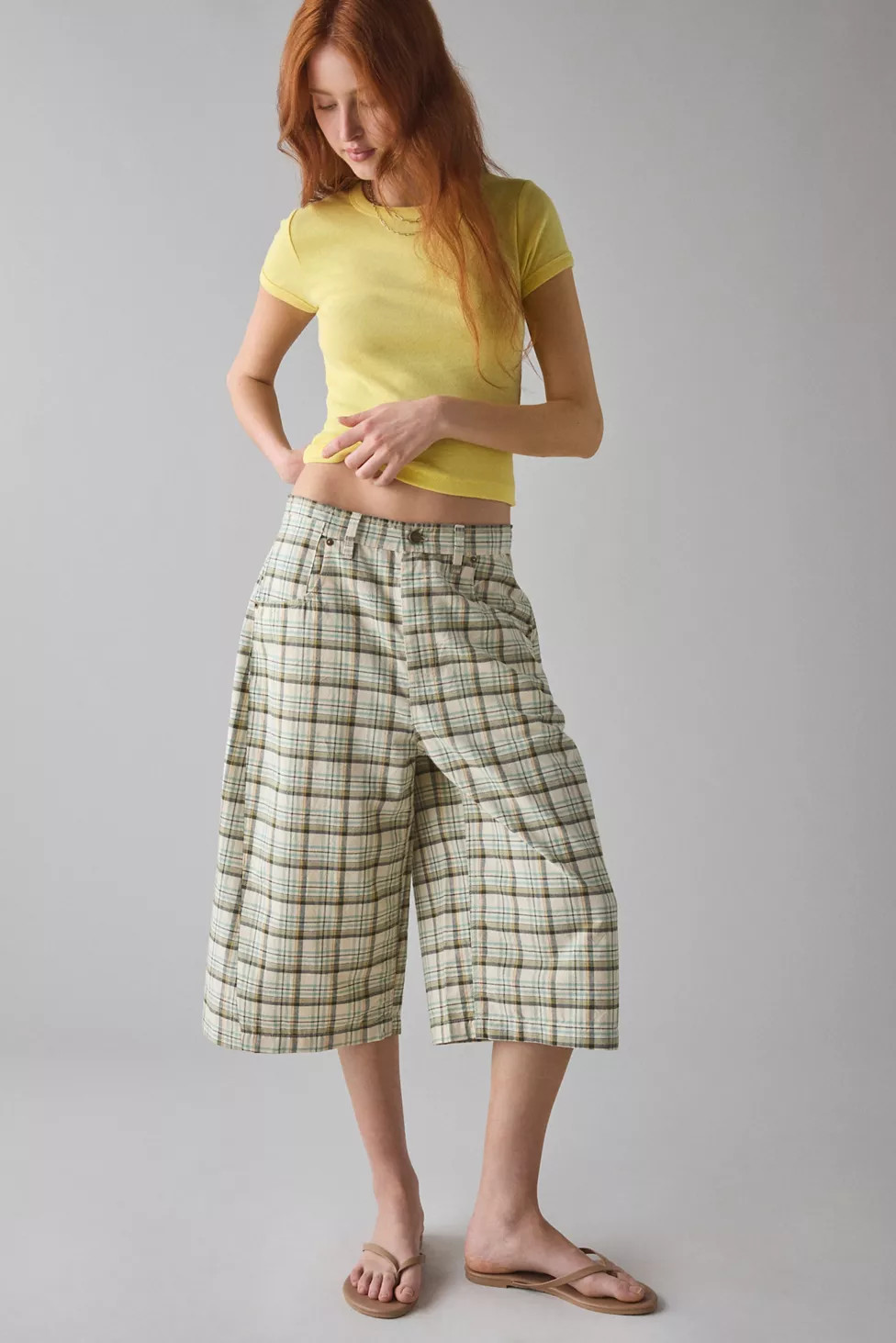 BDG Mega Cotton Mid-Rise Baggy Printed Cotton Short | Urban Outfitters (US and RoW)