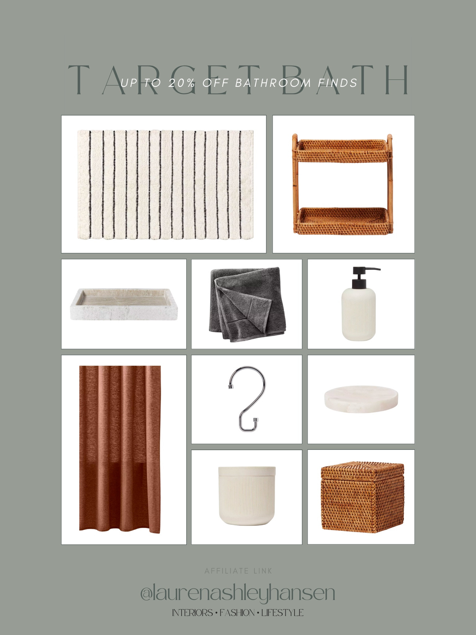 Select Target bath items are up to 20% off right now through the end of today!! The perfect time to refresh your bathroom with a new shower curtain, bath mat, or some accessories! Sale ends TODAY!

#LTKsalealert #LTKstyletip #LTKhome