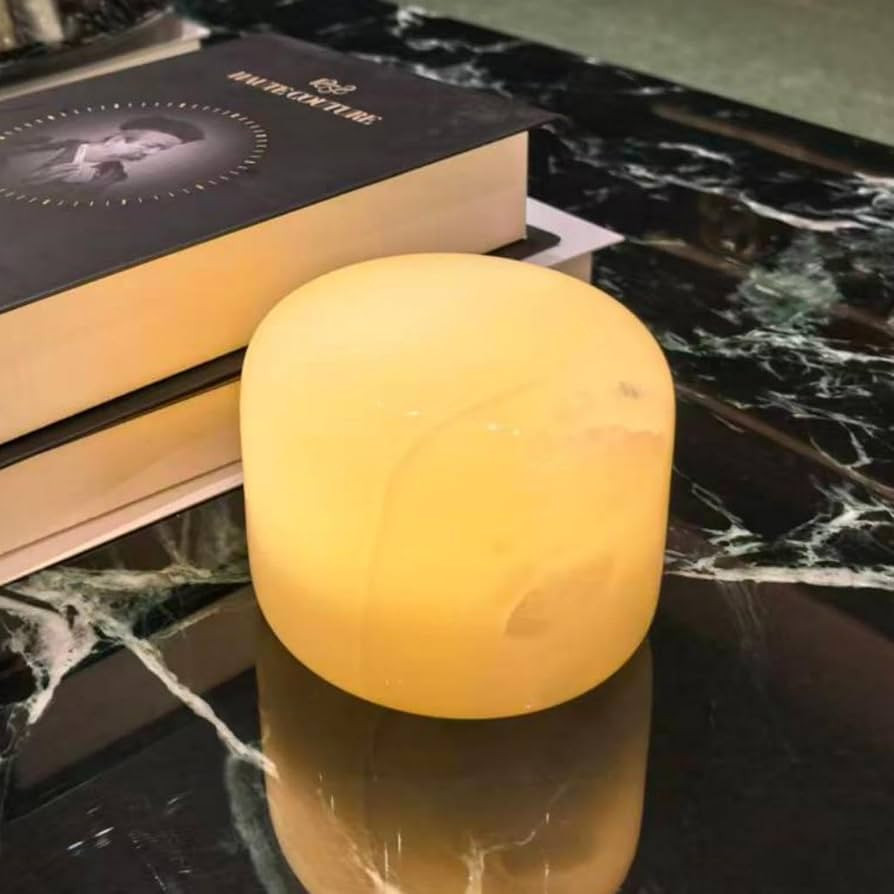 Marble Lamp Night Light Touch Bedside Table Lamp for Bedroom,Type-C Rechargeable Small Desk Bedsi... | Amazon (US)
