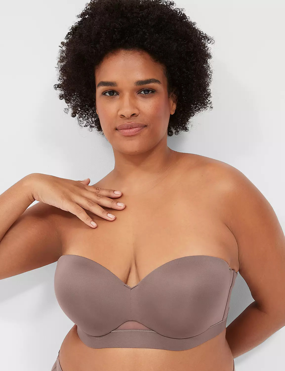 Comfort Bliss Lightly Lined Multi-Way Strapless Bra | Lane Bryant (US)