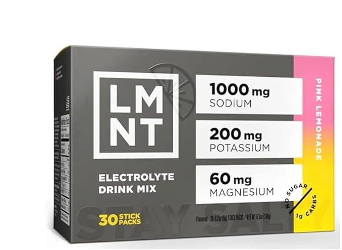 LMNT Zero Sugar Electrolytes - | Drink Mix | (30 count, pink salt) | Amazon (US)