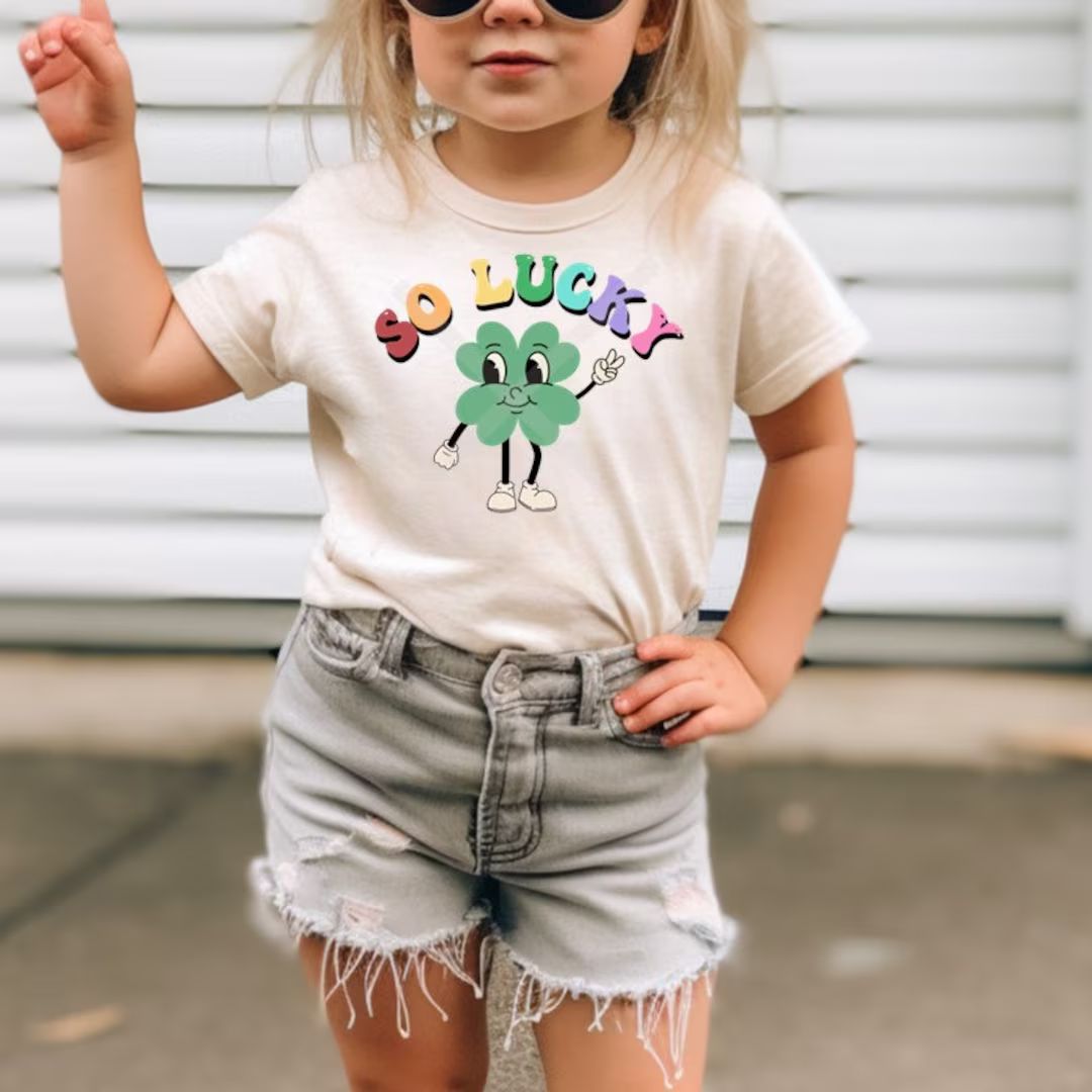 Saint Patrick's Day Toddler Shirt Shamrock Tshirt - Etsy | Etsy (US)