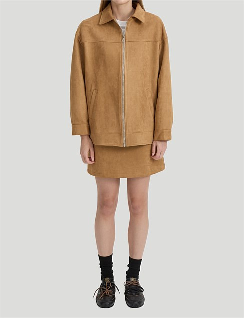 Blanca Fraser Jacket With Suede Texture | David Jones | David Jones (Australia & New Zealand)