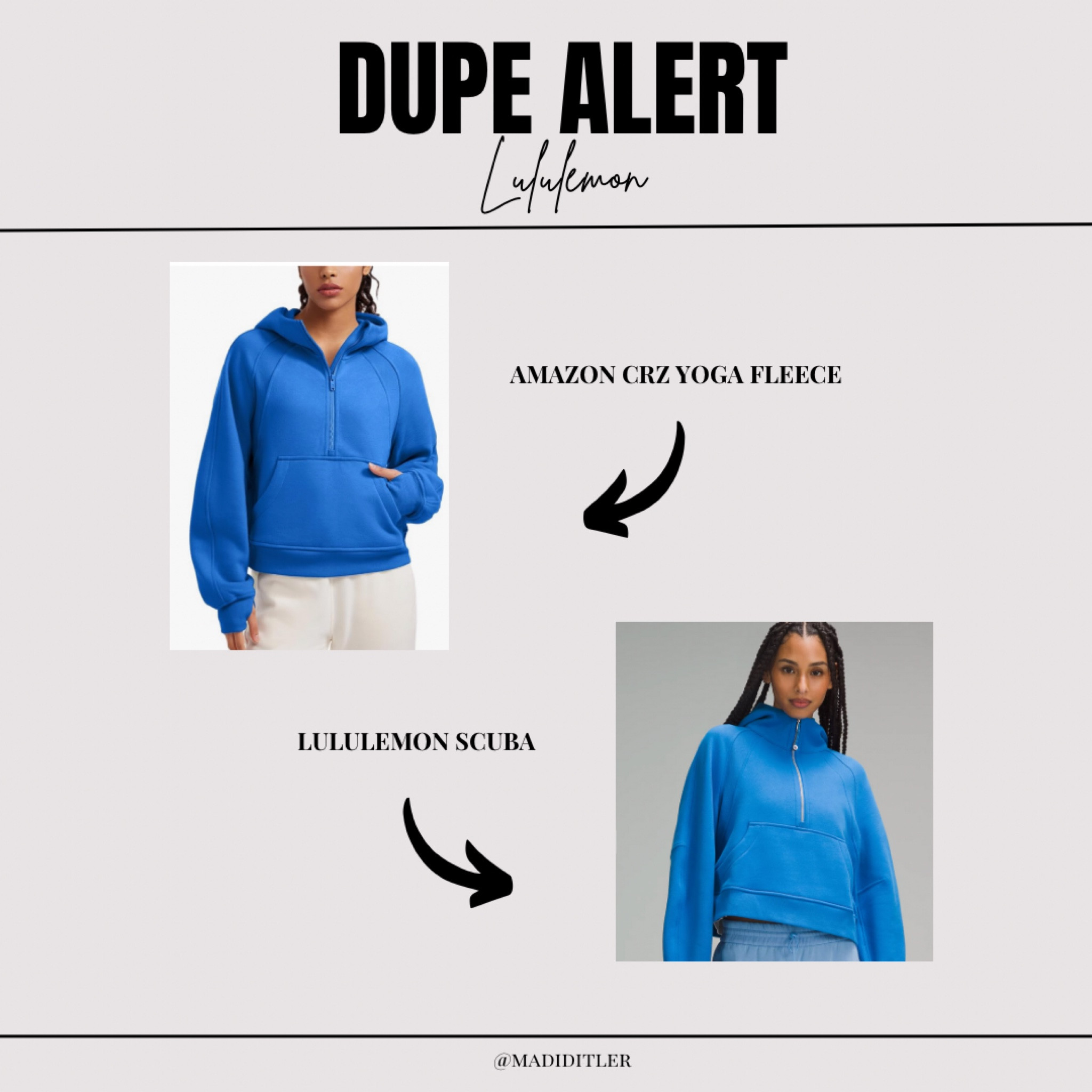 Daily dupe 

#dupe #lululemon #amazon 

#LTKFallSale #LTKActive #LTKFitness