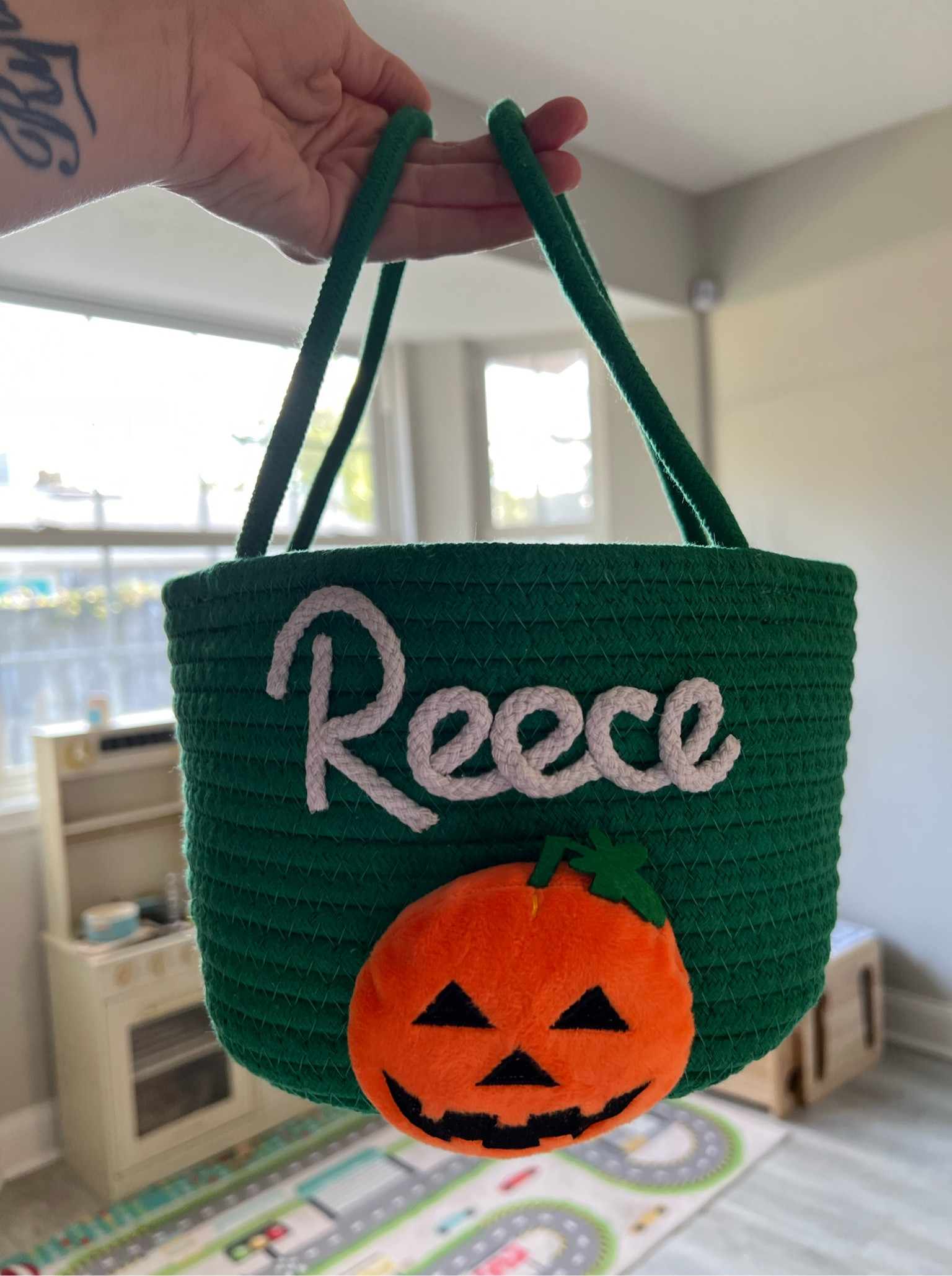Trick or treat bag for toddler boy 