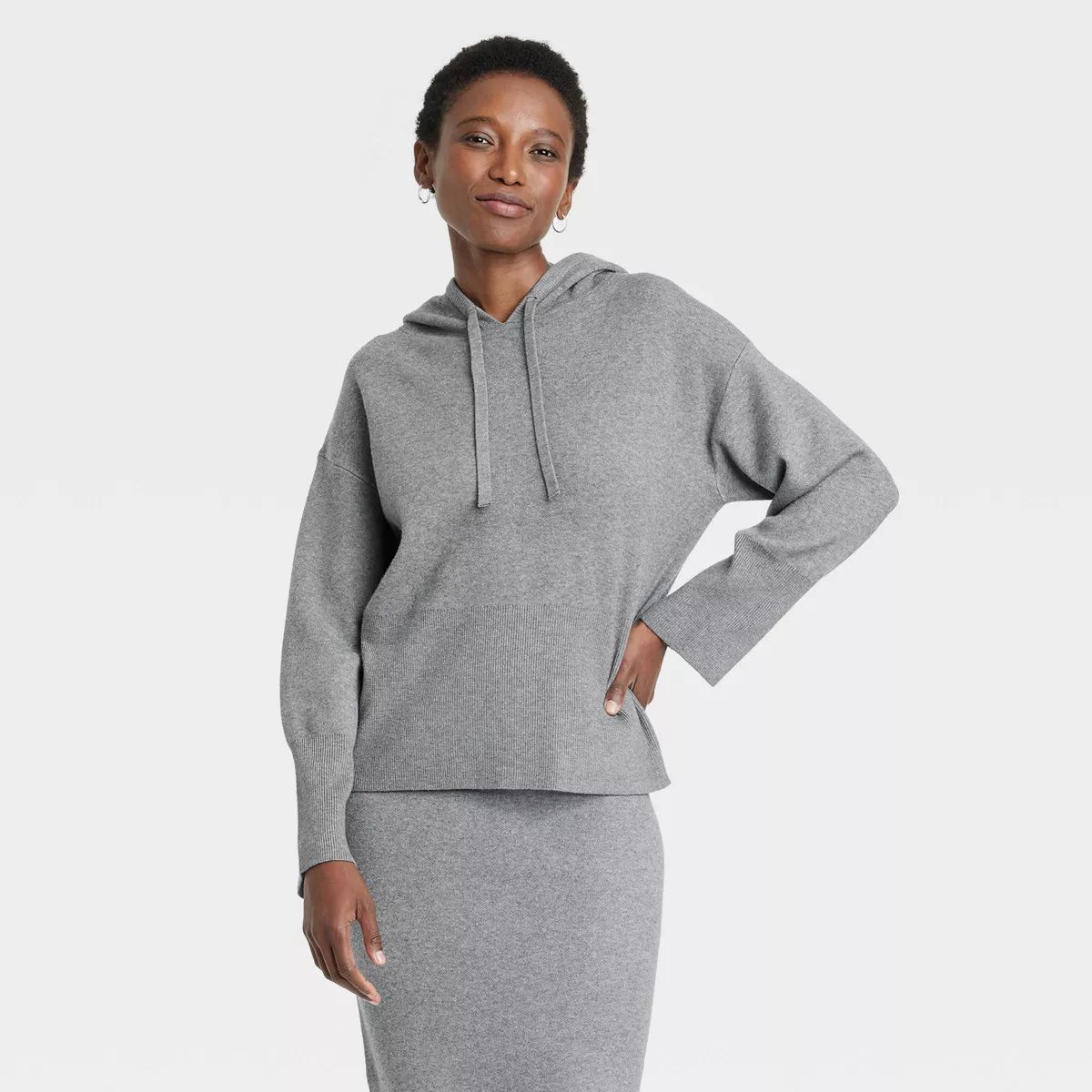 Women's Cozy Knit Hoodie Sweatshirt - A New Day™ | Target