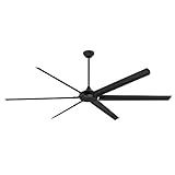 Westinghouse Lighting 7224800 Widespan Industrial Ceiling Fan with Remote, 100 Inch, Matte Black | Amazon (US)