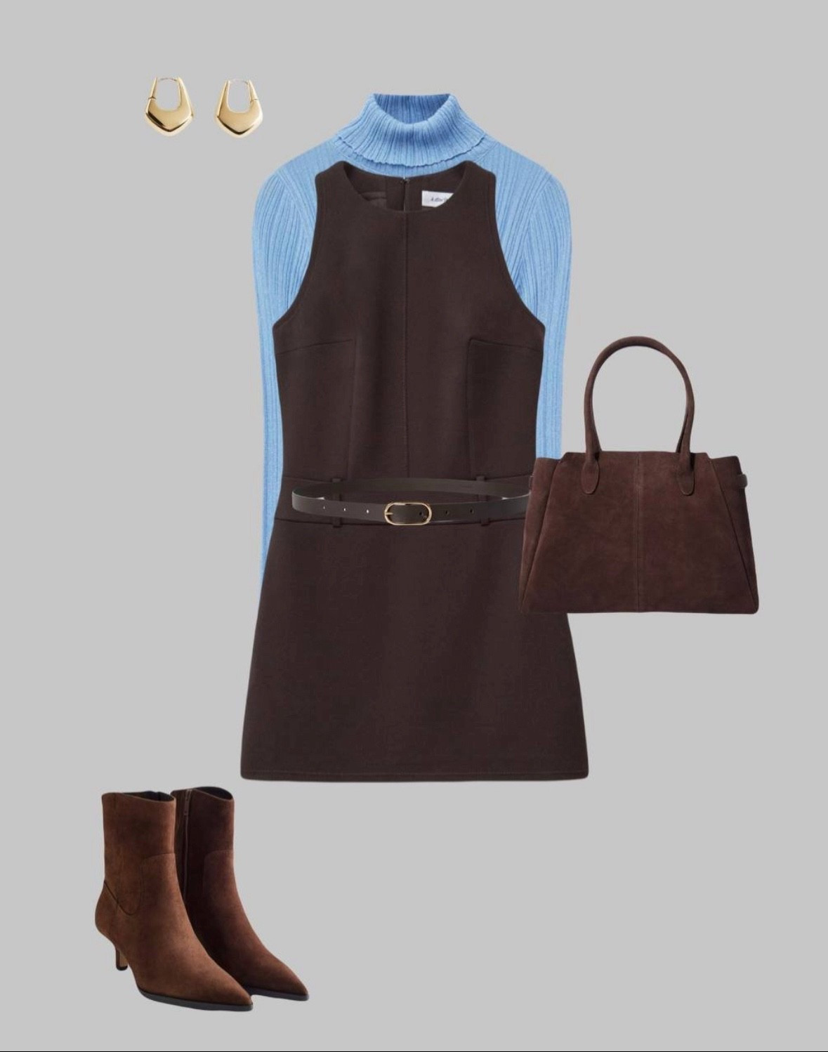 Layered elegance: knit + mini dress = modern femininity.

#LTKeurope #LTKdatenight #LTKmidsize