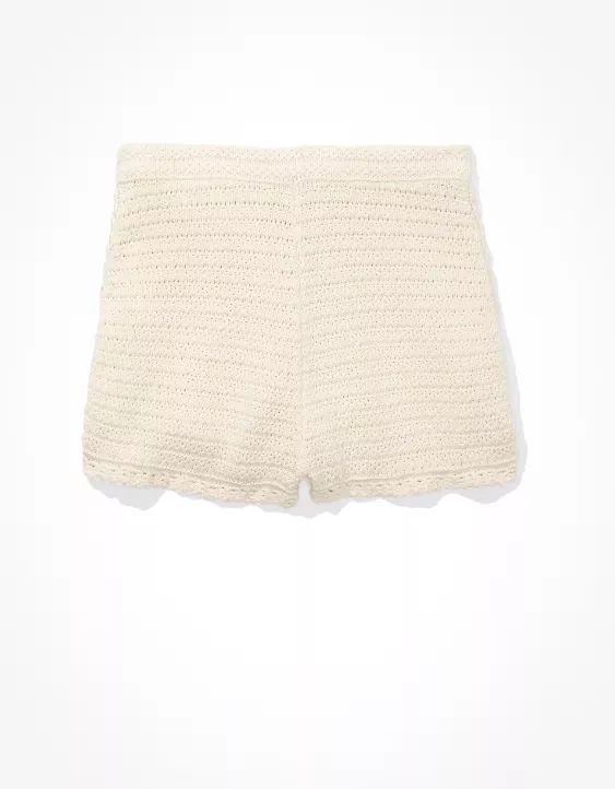 AE Crochet Sweater Short | American Eagle Outfitters (US & CA)