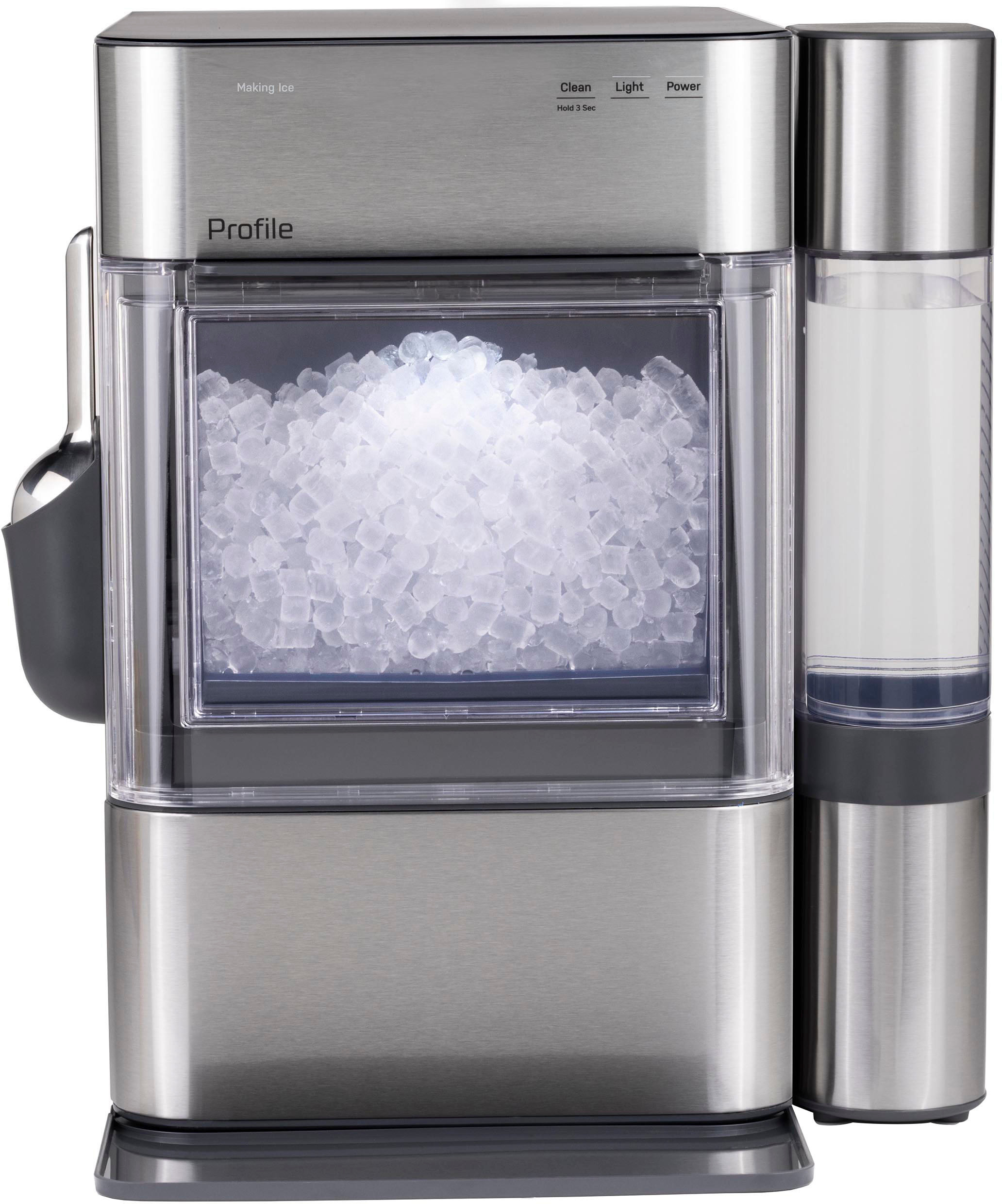 GE Profile - Opal 2.0 Ultra Nugget Ice Maker with Side Tank and Scale Inhibiting Filter - Stainless Steel | Best Buy U.S.