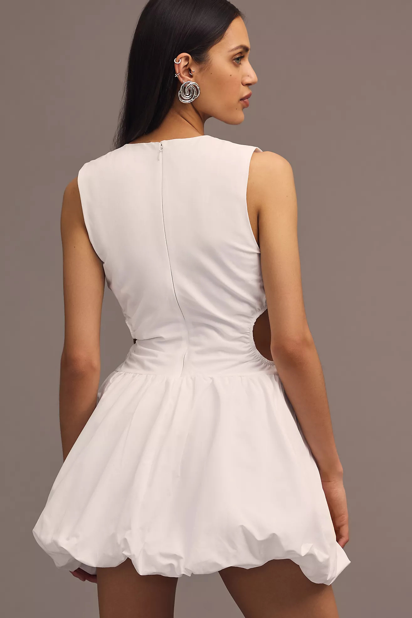 Maeve Cutout Bubble-Hem Dress | Anthropologie (US)