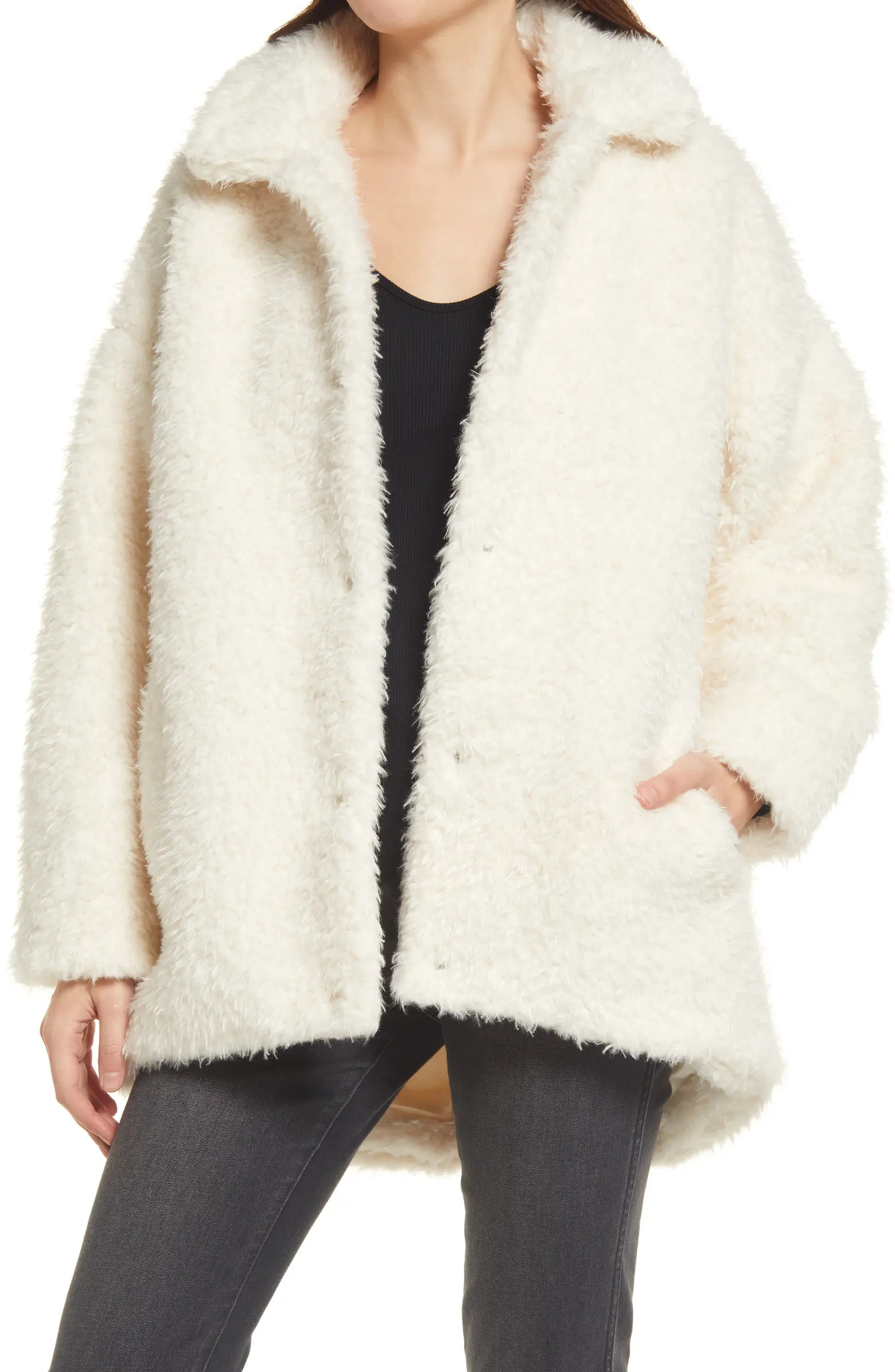 Treasure & Bond Women's Teddy Fleece Jacket | Nordstrom | Nordstrom