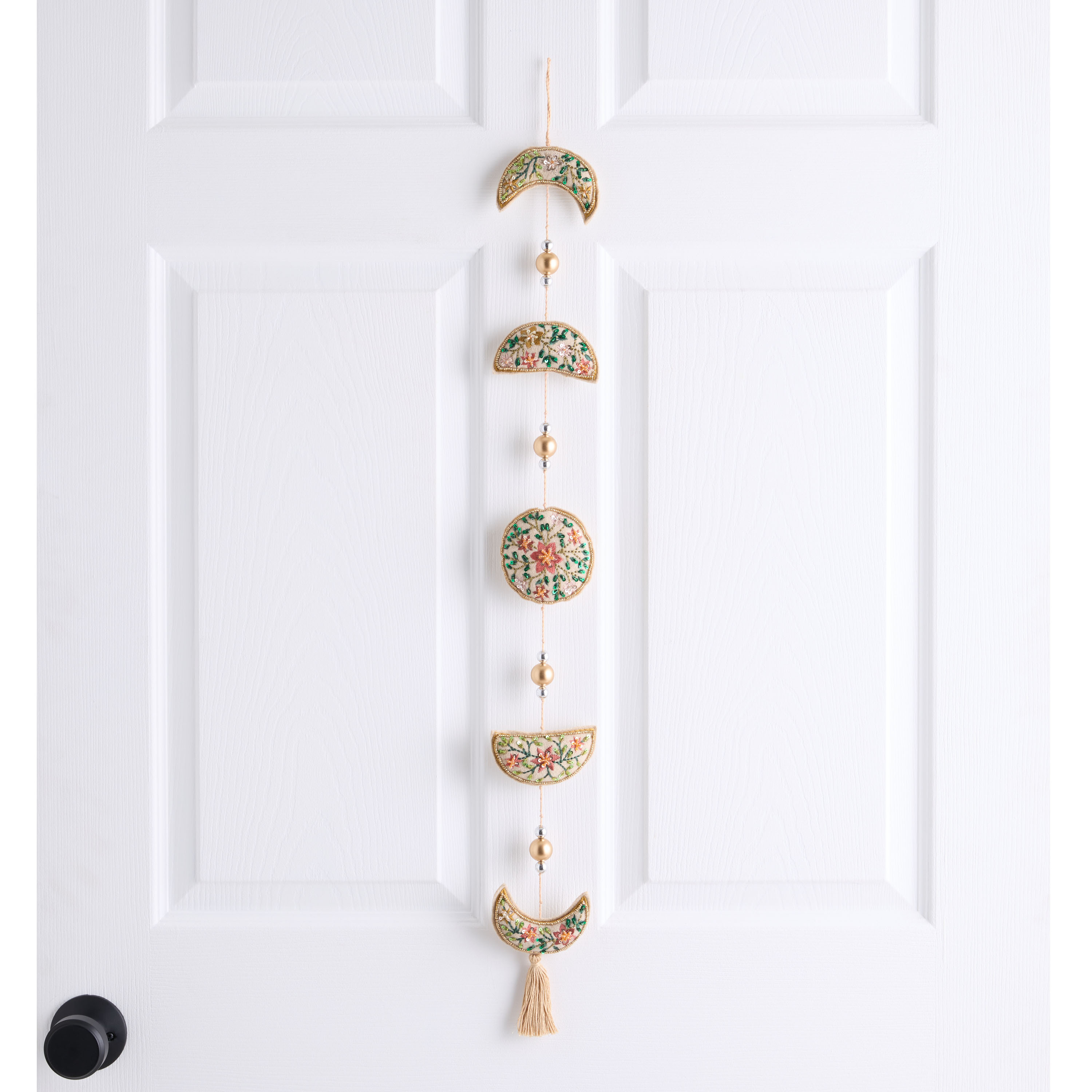 Felt Floral Moon Phases Hanging Decor | World Market