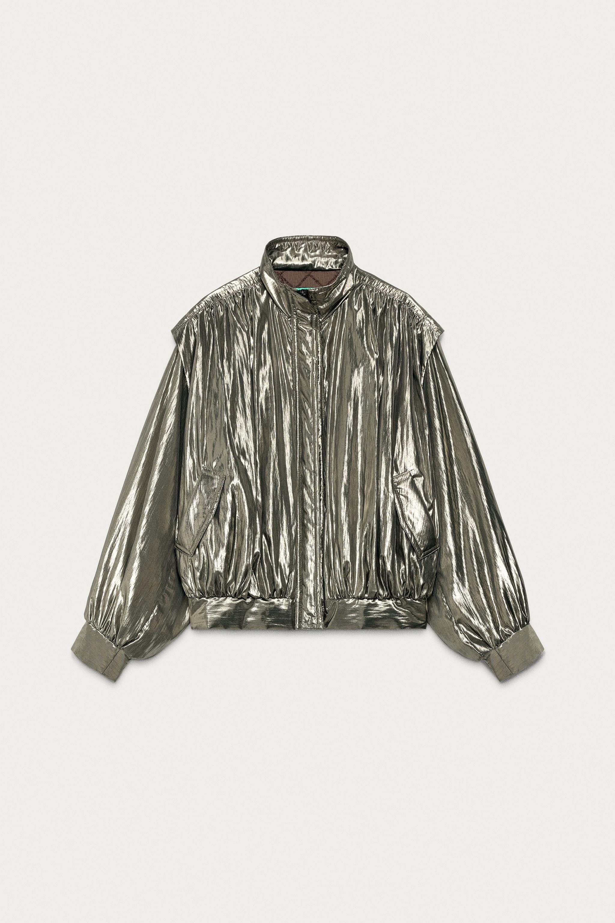 METALLIC JACKET MARISA BERENSON X ZARA | Zara US