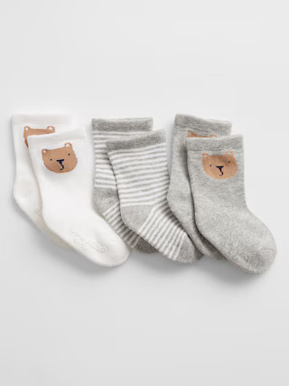 Baby Brannan Crew Socks (3-Pack) | Gap Factory