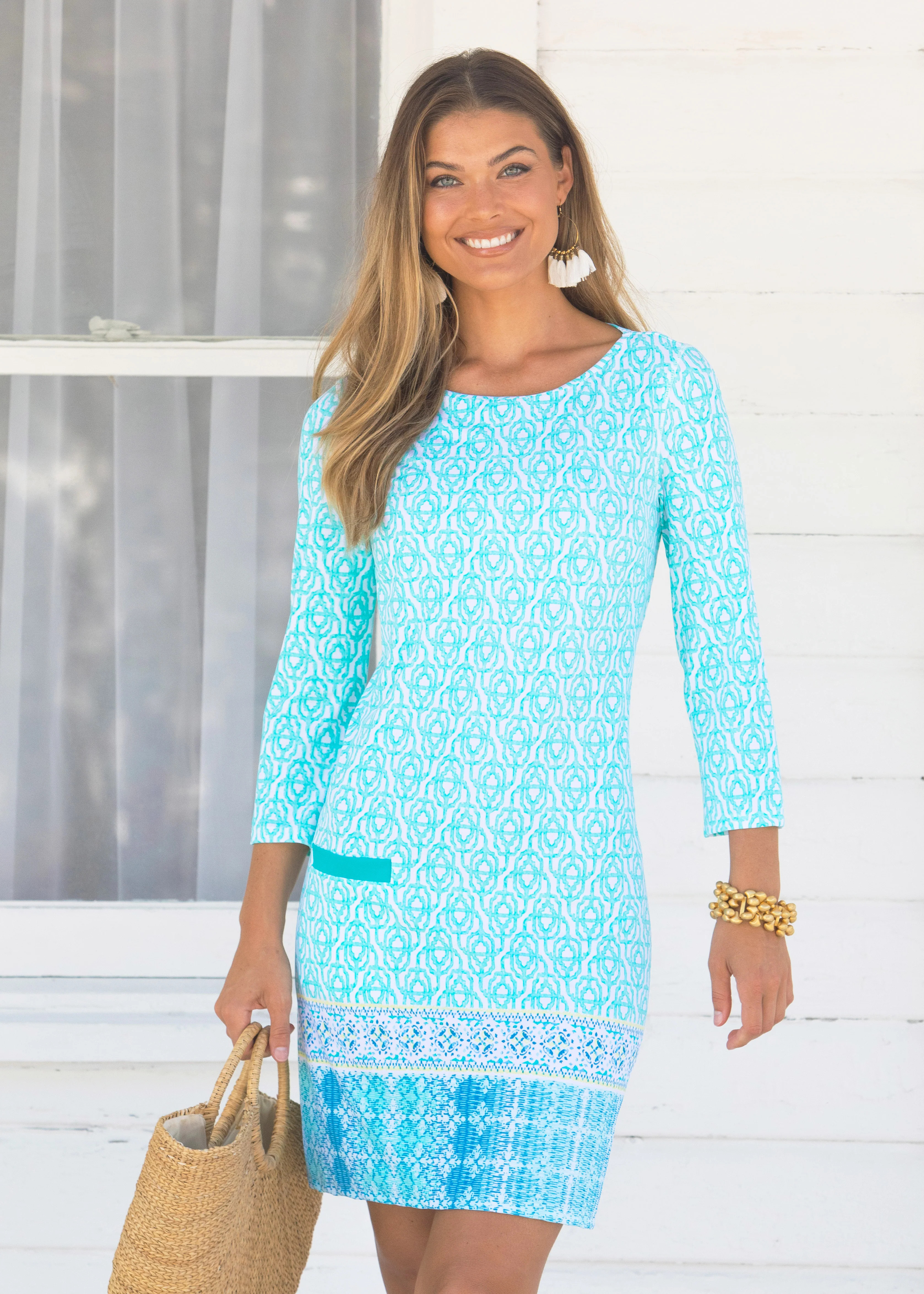 Coastal Cottage Cabana Shift Dress | Cabana Life