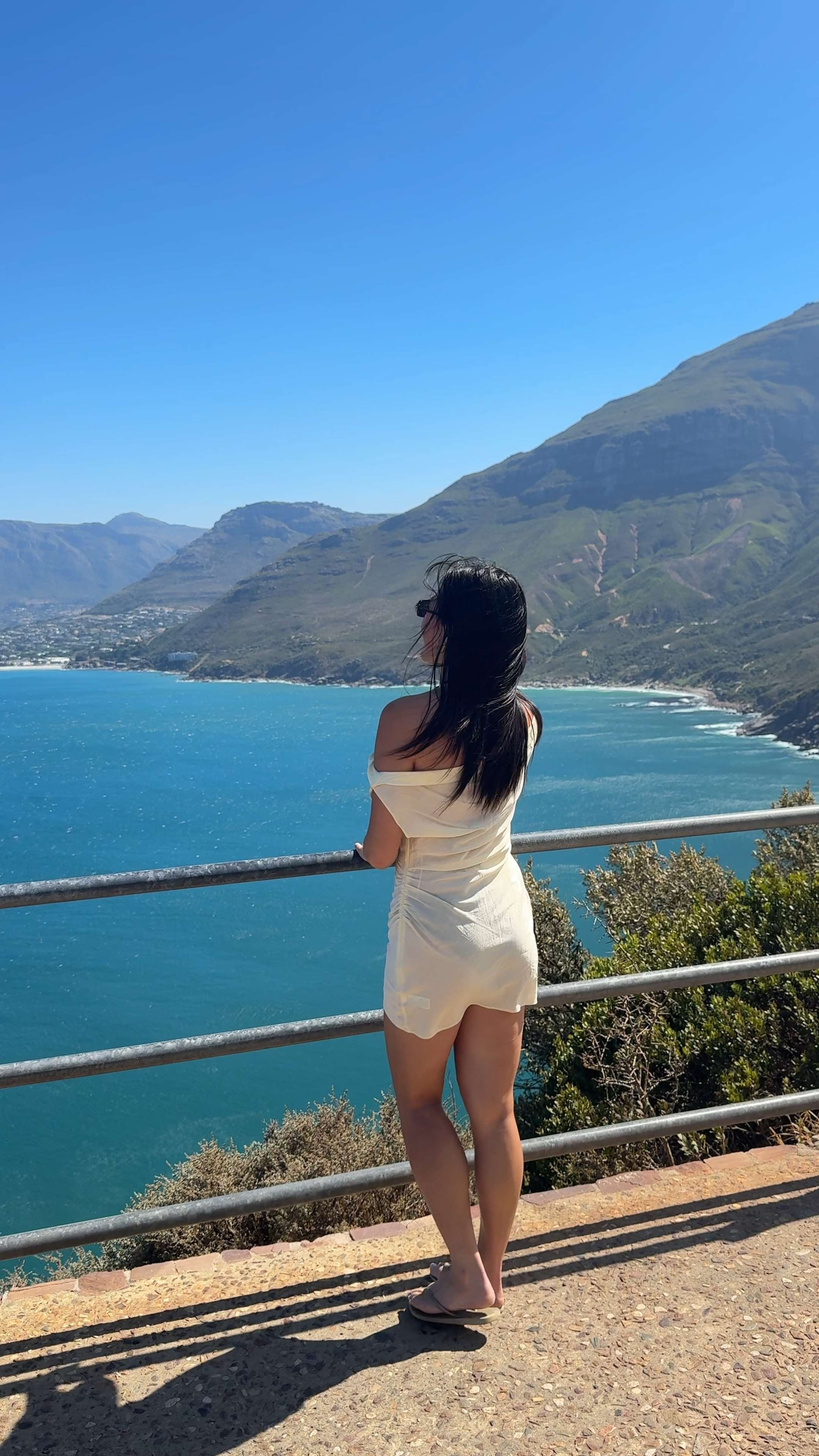 Driving down Cape Penisula in Cape Town, South Africa. 

 