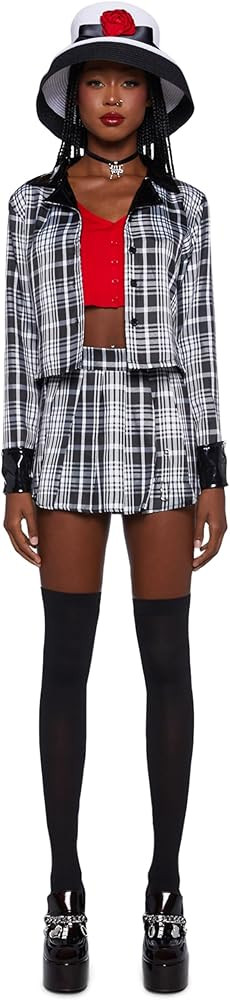 Dolls Kill Clueless Costume - Plaid Teen Dionne Comedy Movie Outfit by Trickz N' Treatz | Amazon (US)