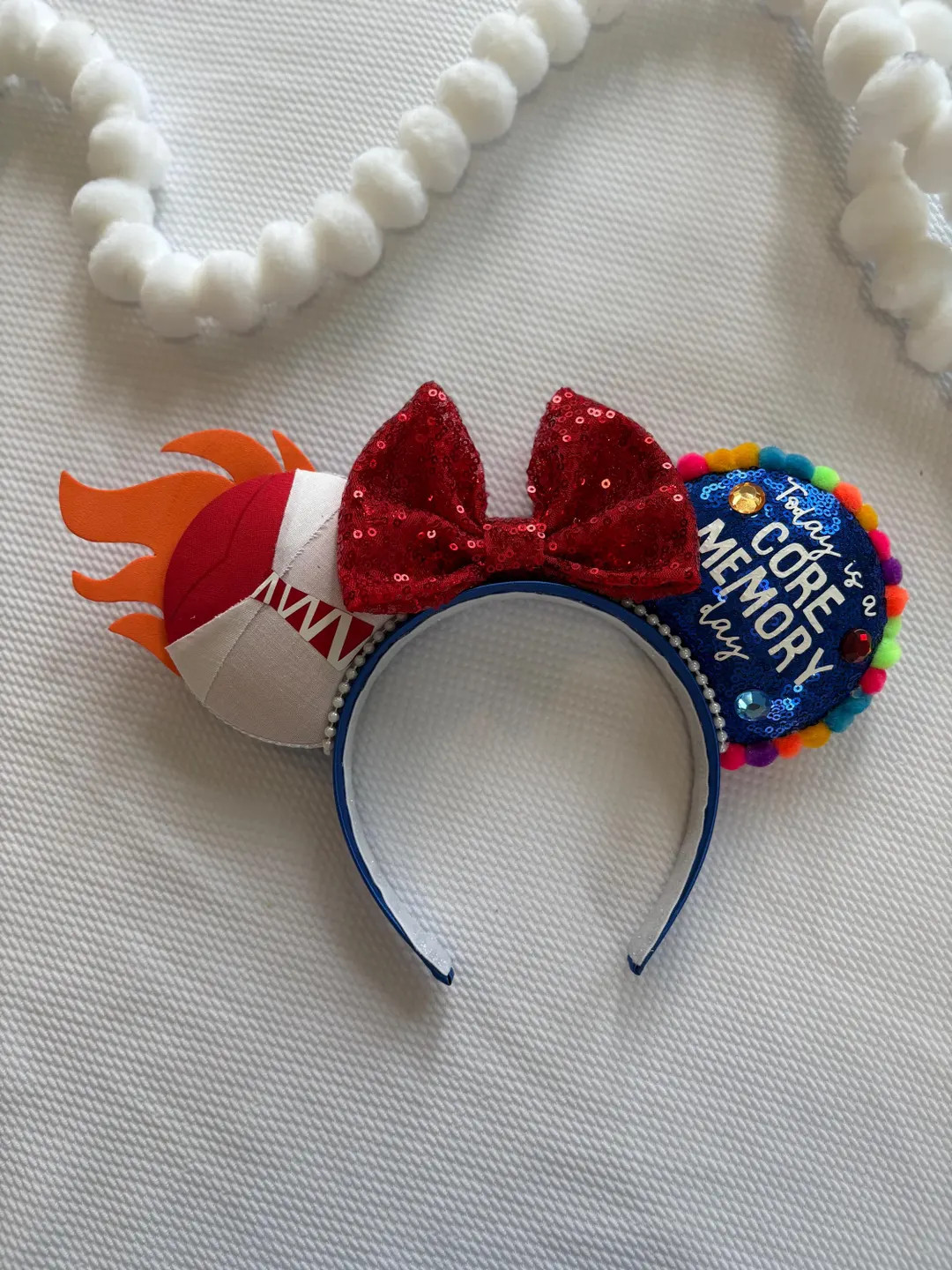 Anger Inside Out Mouse Ears: Customizable Park Headband, Emotions Ear - Etsy | Etsy (US)