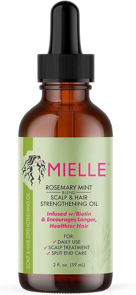 Mielle Organics Rosemary Mint Scalp & Hair Strengthening Oil for All Hair Types, 2 Ounce | Amazon (US)
